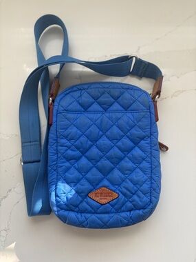MZ Wallace Quilted Crossbody Bag in Blue